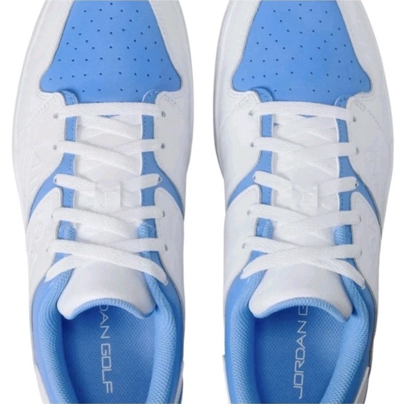 Nike Men's Jordan NU Retro 1 Golf 'UNC' University Blue Golf Shoes FZ4153-101 - Picture 9 of 10